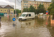 Cod galben pentru inundații emis pentru aproape întreaga țară pentru posibile inundații locale